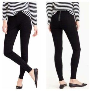 J. Crew Pixie Pant XS Black Skinny Legging‎ Rear Zip Classic